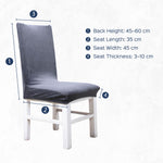 Velvet Stretchable Chair Cover - Homestrap