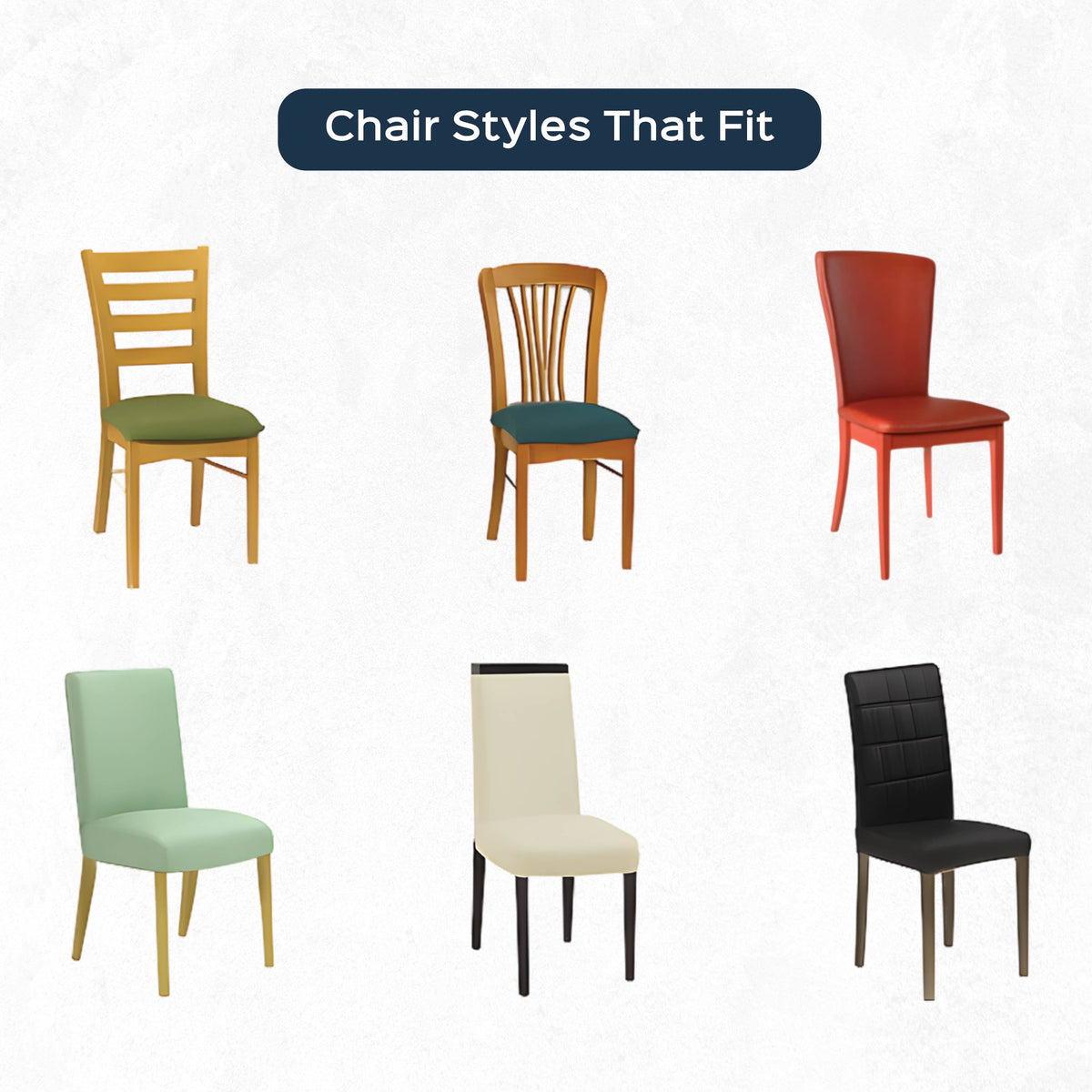 Velvet Stretchable Chair Cover - Homestrap