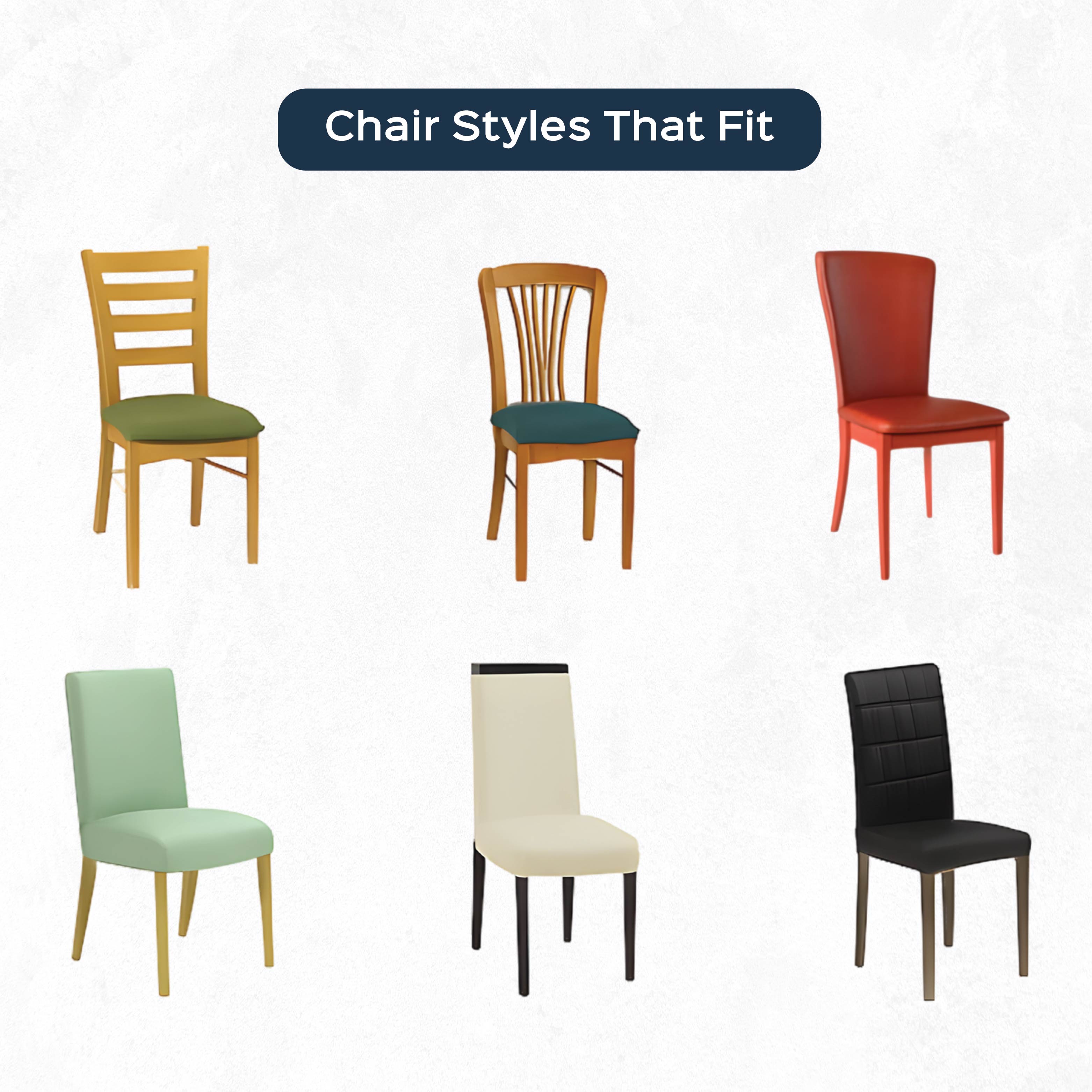 Velvet Stretchable Chair Cover