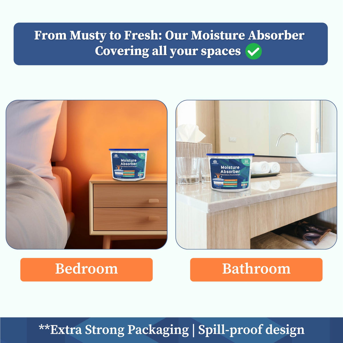 Moisture Absorber Box 300 Grams - Homestrap