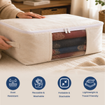Cotton Clothes Storage Organizer - Homestrap