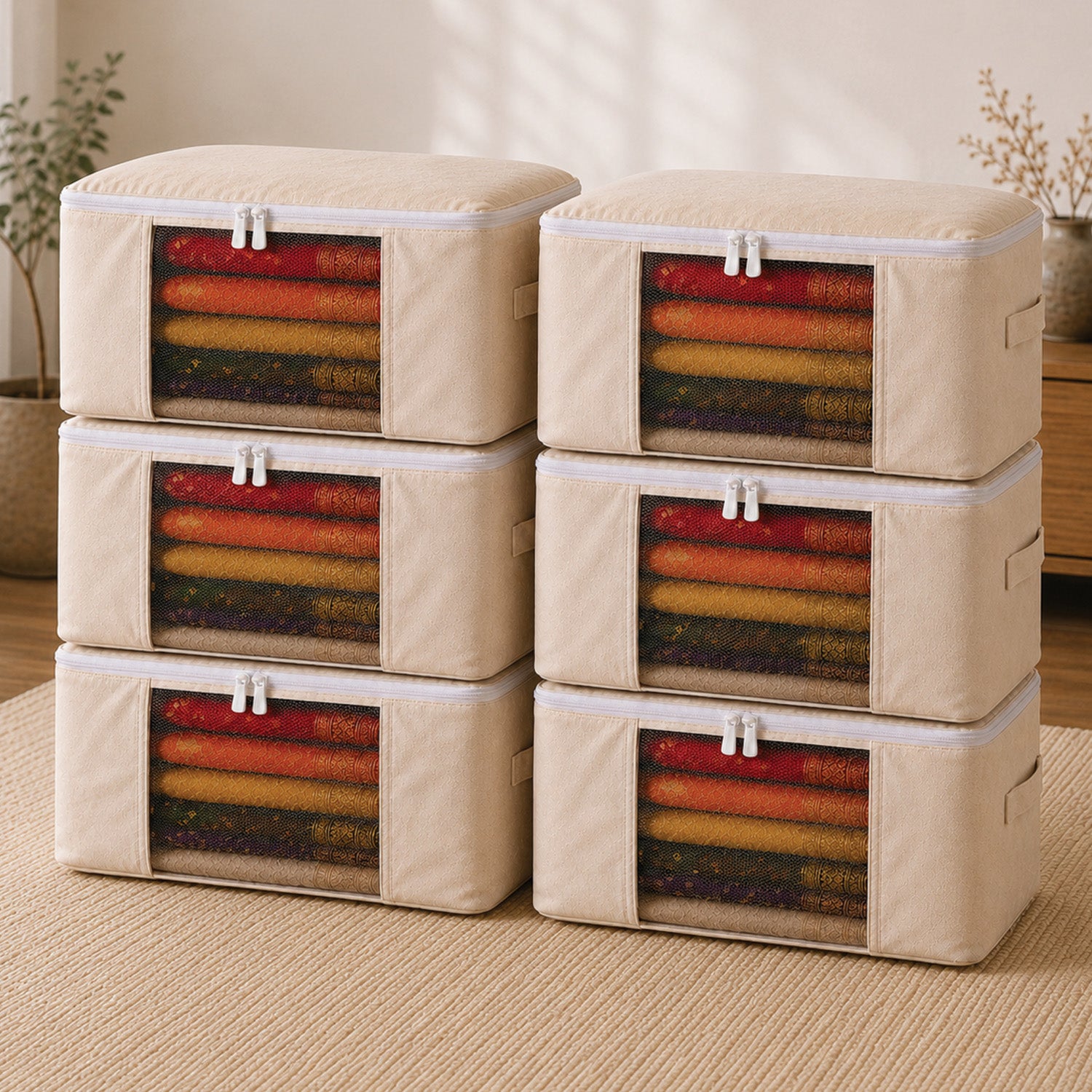 Cotton Clothes Storage Organizer - Homestrap