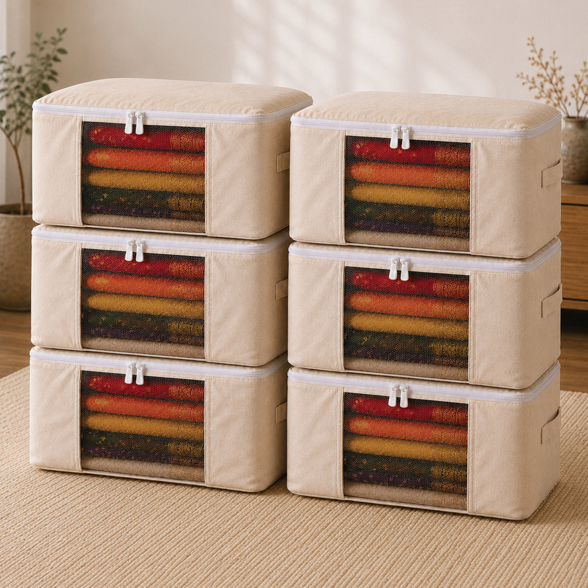 Cotton Clothes Storage Organizer - Homestrap