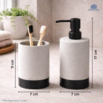 Dual Tone Soap Dispenser & Tumbler Set - Homestrap