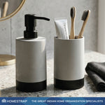 Dual Tone Soap Dispenser & Tumbler Set - Homestrap