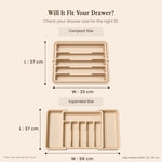 Expand & Sort – Expandable Drawer Organizer