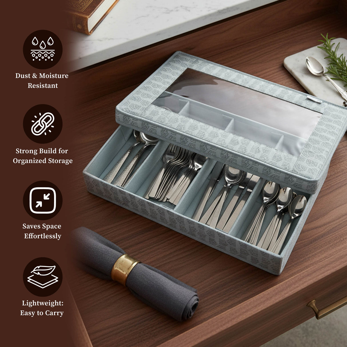 Cutlery Organizer Box - Homestrap