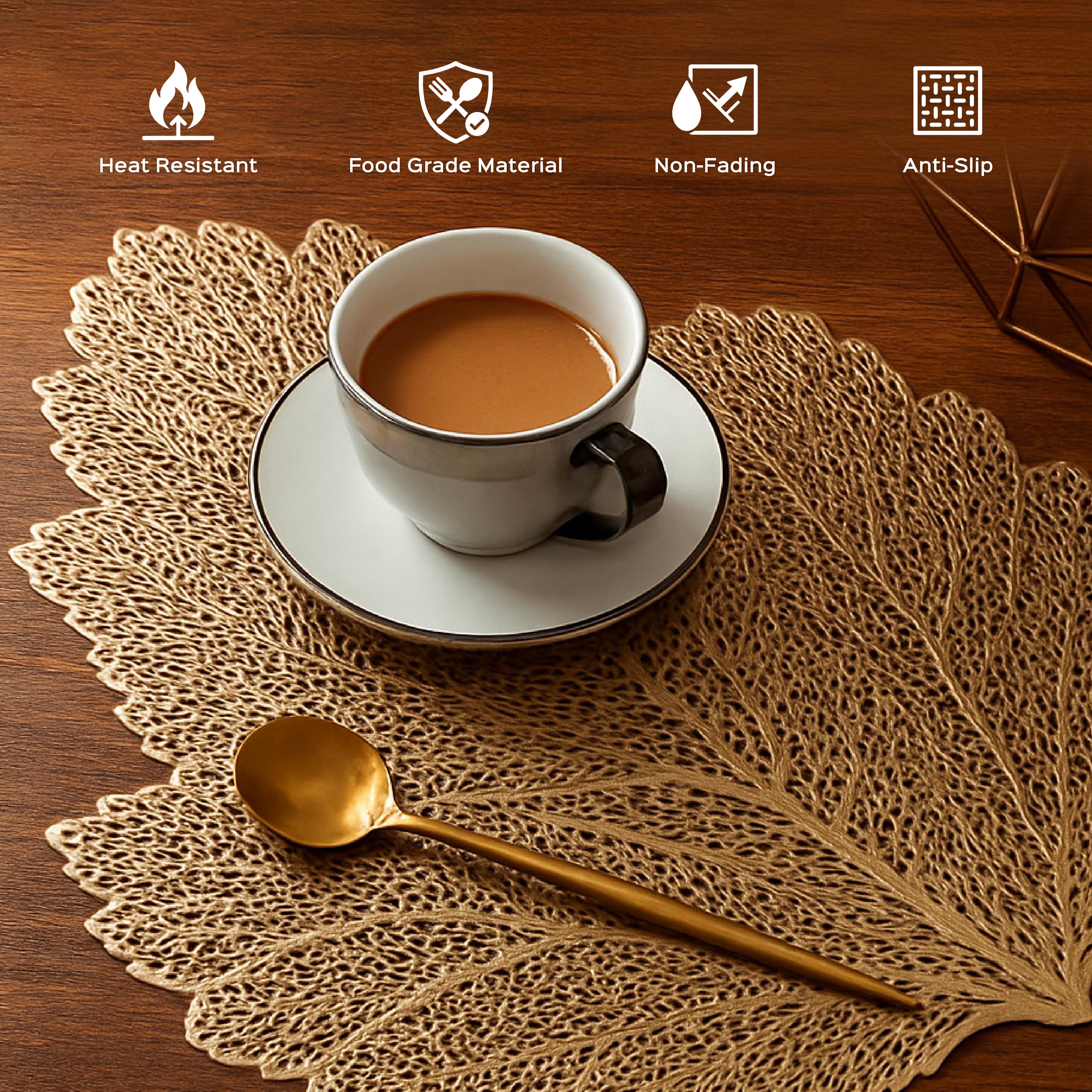 Leaf Dining Table Placemats Set of 6
