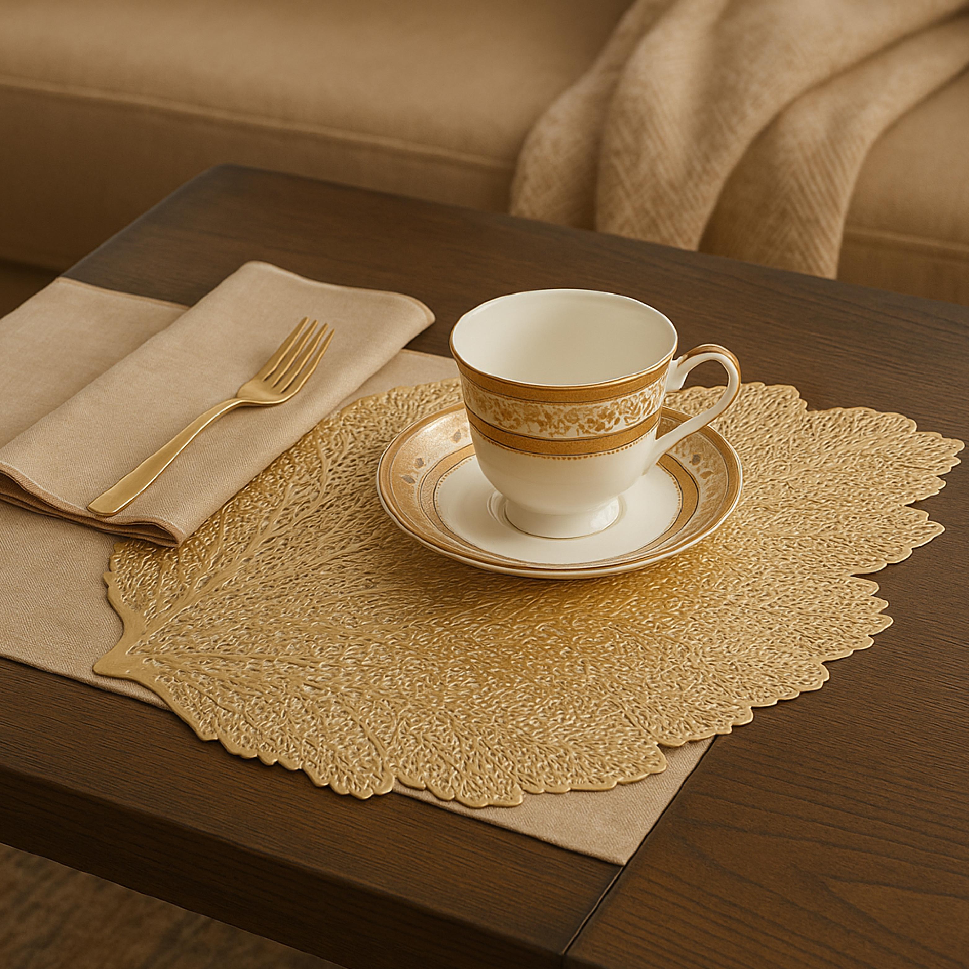 Leaf Dining Table Placemats Set of 6