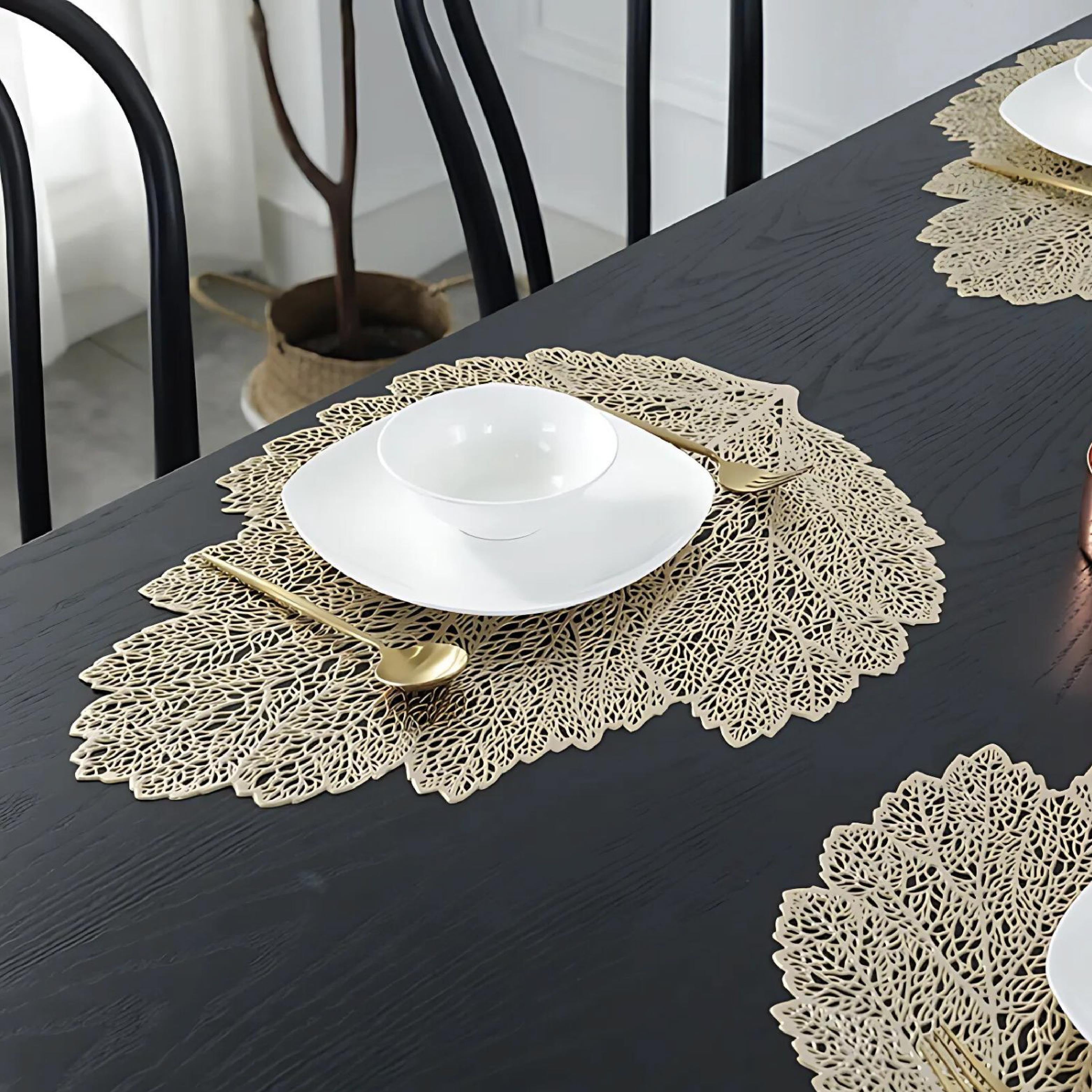 Leaf Dining Table Placemats Set of 6