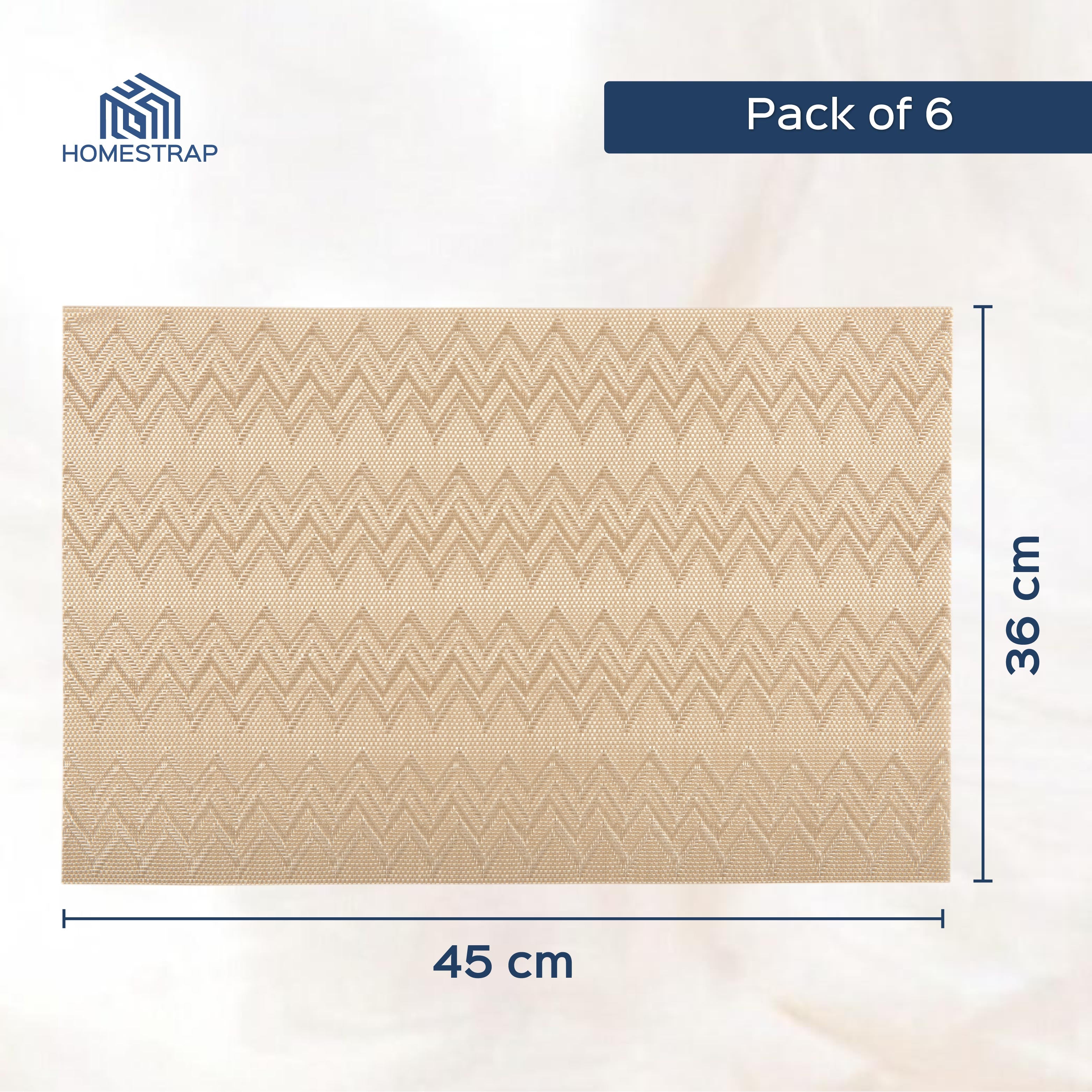 Classic Weave Dining Table Placemats Set of 6