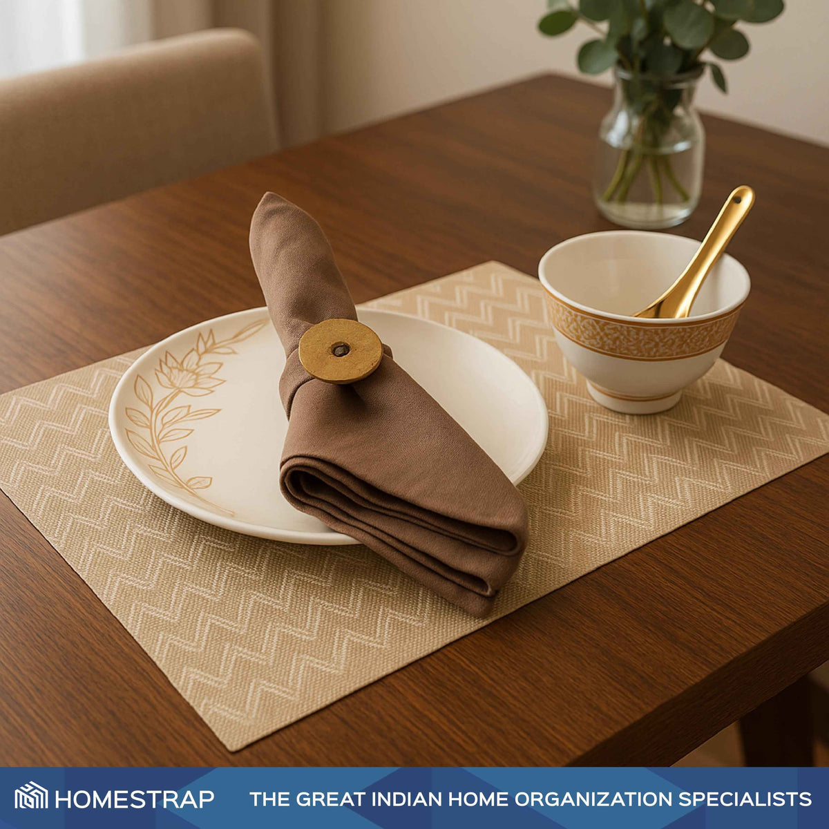 Classic Weave Dining Table Placemats Set of 6