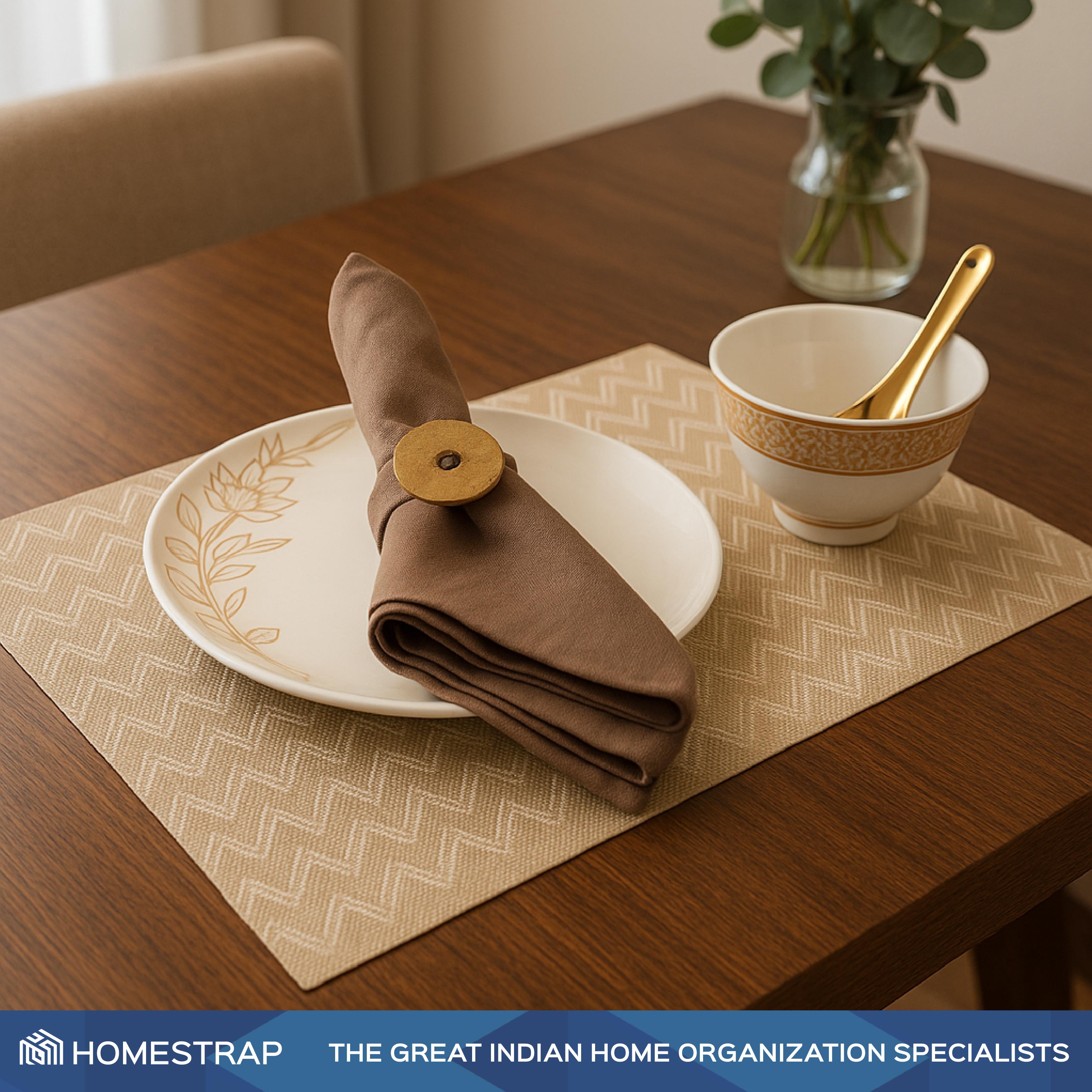 Classic Weave Dining Table Placemats Set of 6