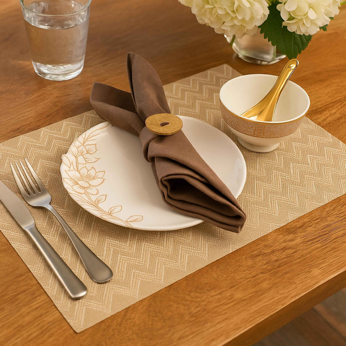 Classic Weave Dining Table Placemats Set of 6