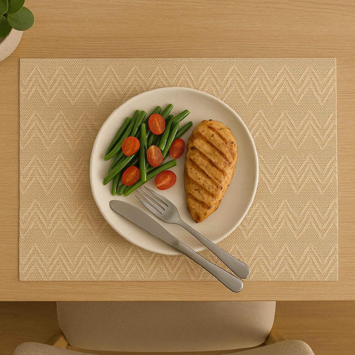 Classic Weave Dining Table Placemats Set of 6
