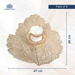 Leaf Dining Table Placemats Set of 6
