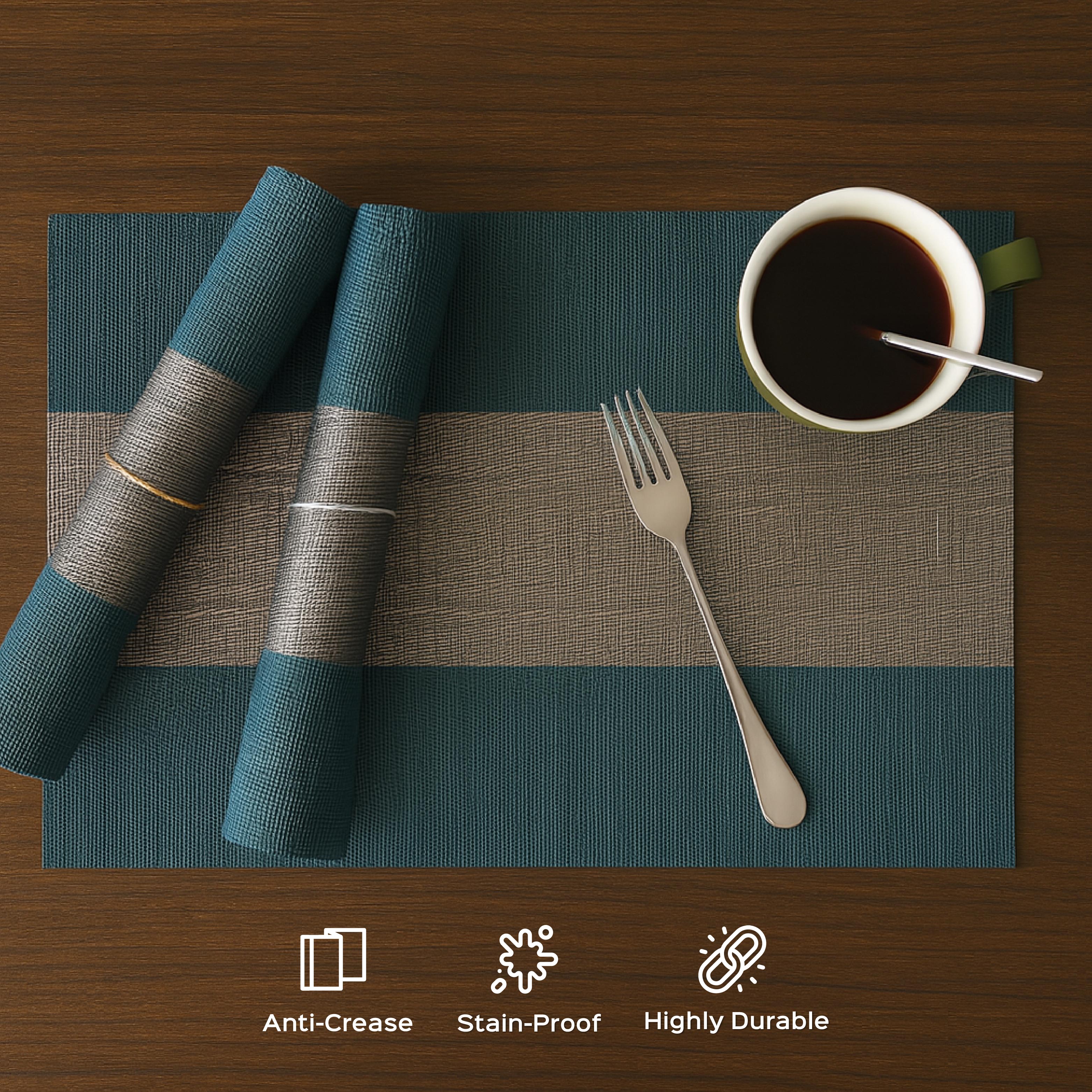 Jacquard Dining Table Placemats Set of 6
