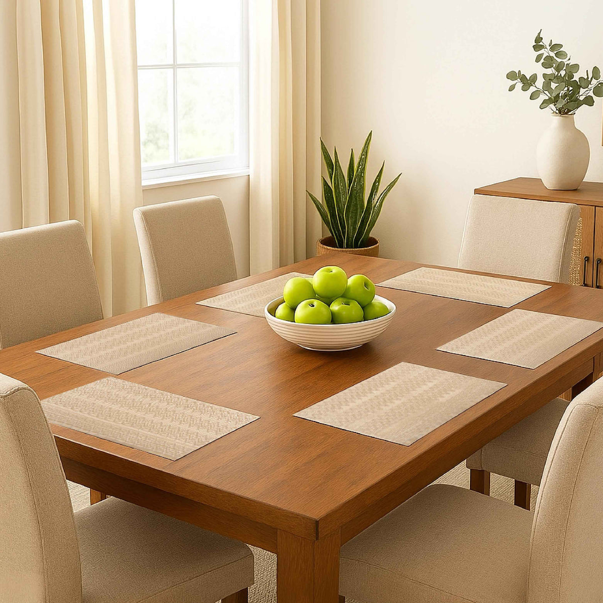Classic Weave Dining Table Placemats Set of 6