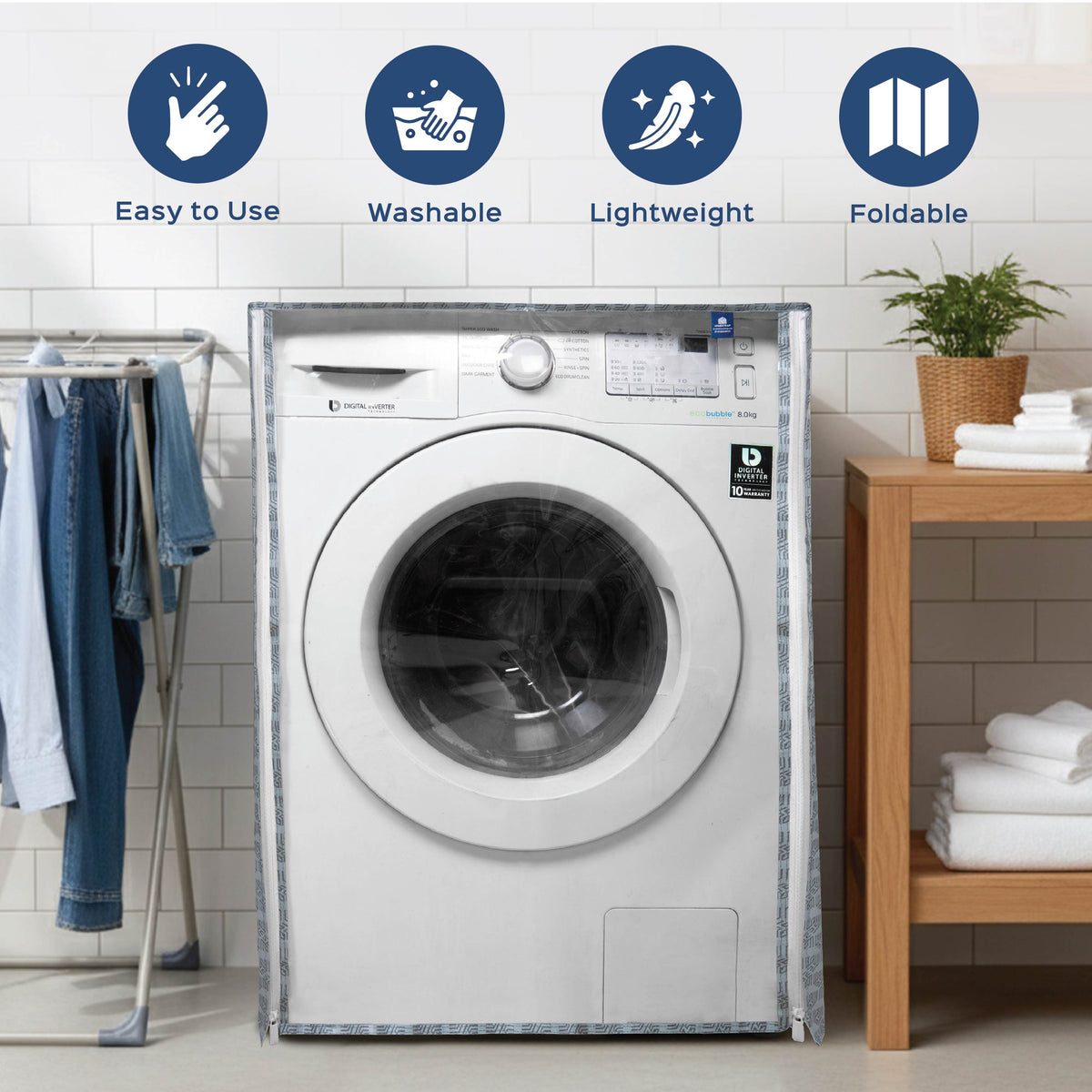 Front Load Washing Machine Cover - Homestrap