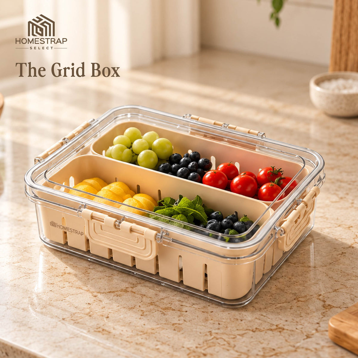The Grid Box – Multipurpose Storage Organizer