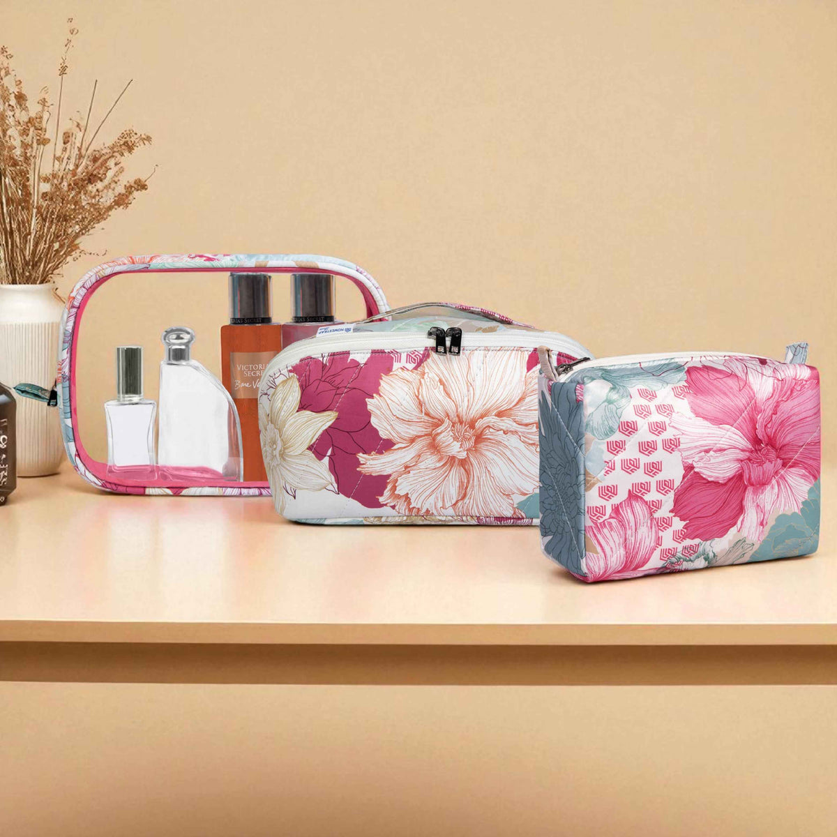 Gulmohar Multi-utility - 3 Piece Premium Travel Organizer Combo