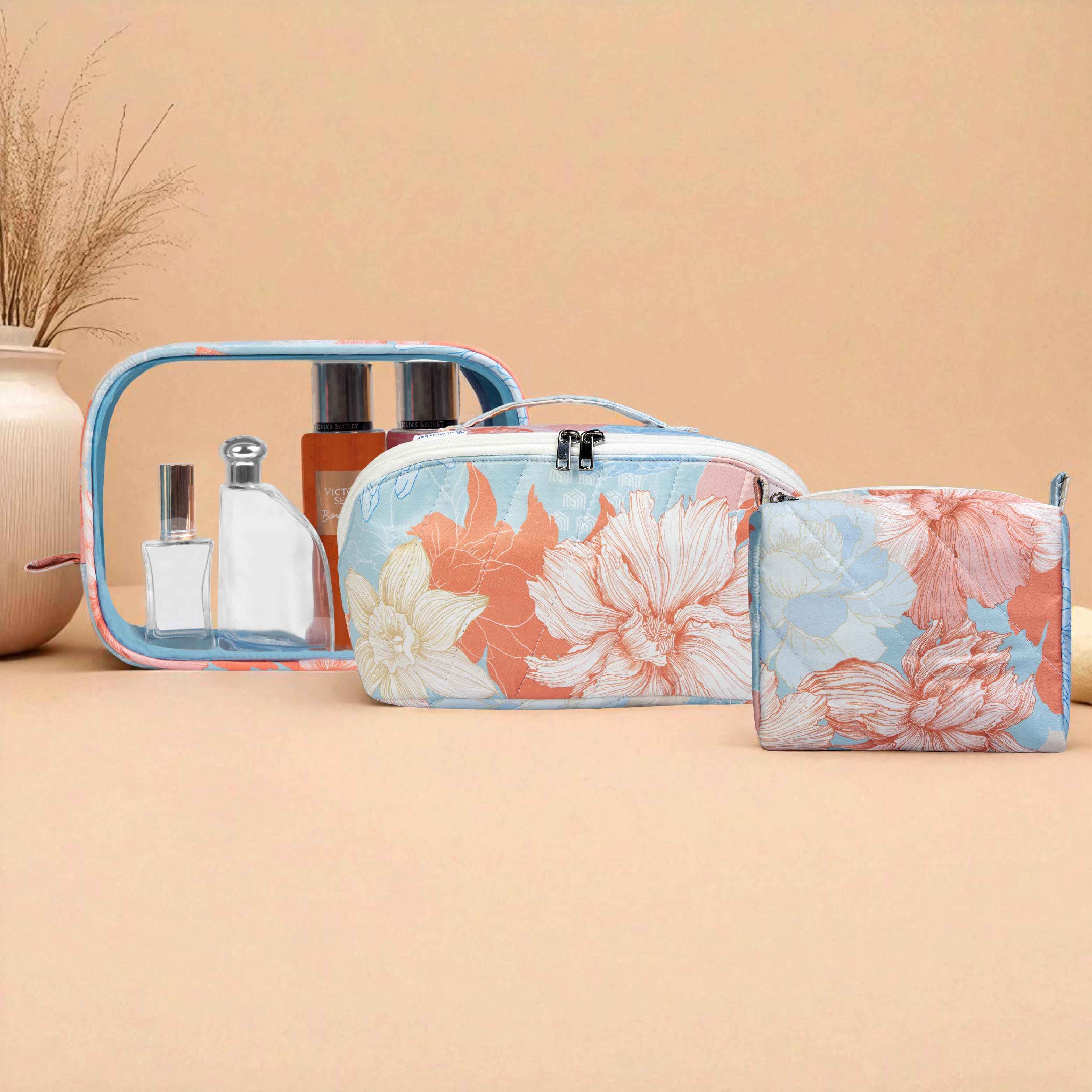Gulmohar Multi-utility - 3 Piece Premium Travel Organizer Combo
