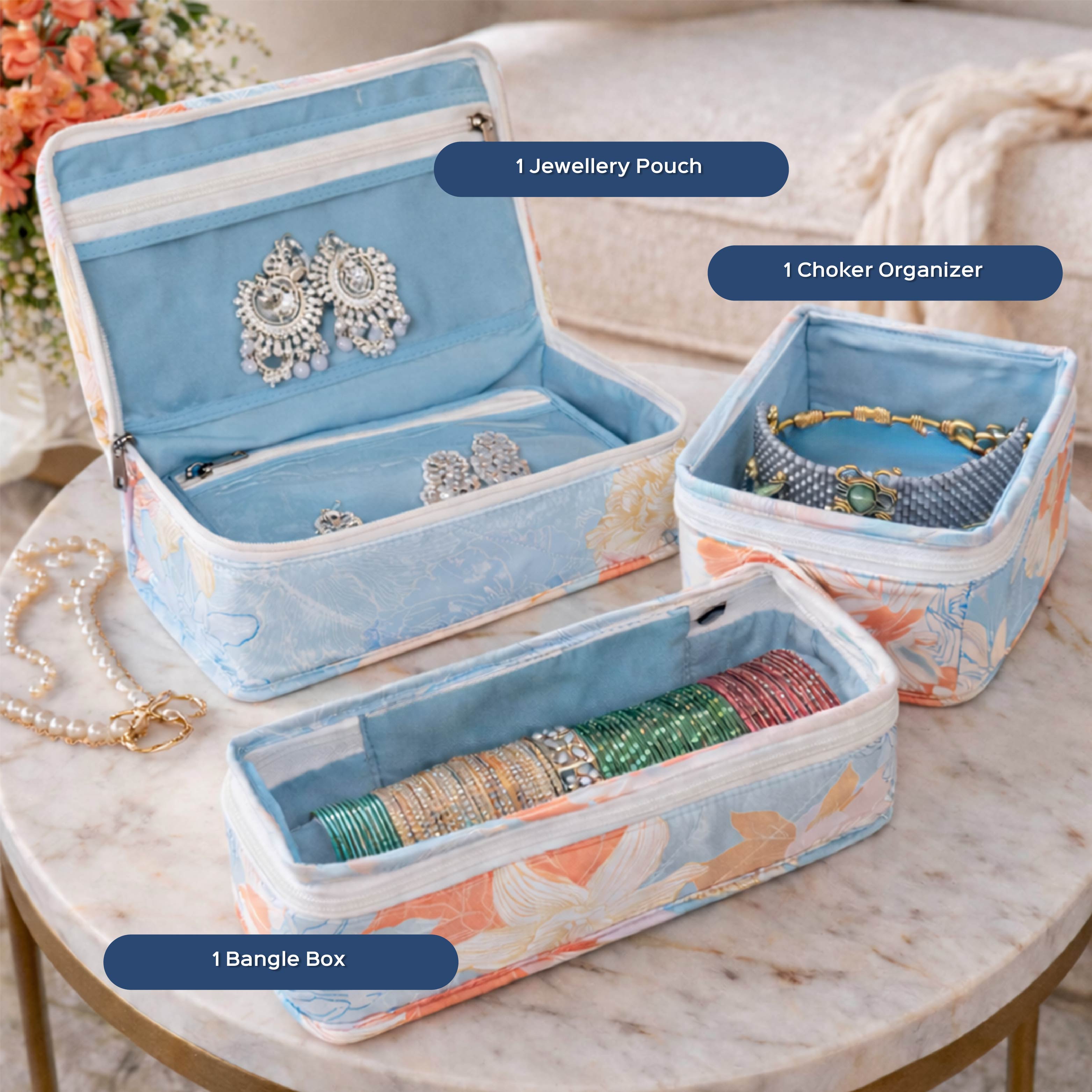 Gulmohar Wedding Trousseau – 17 Premium Organizer Combo