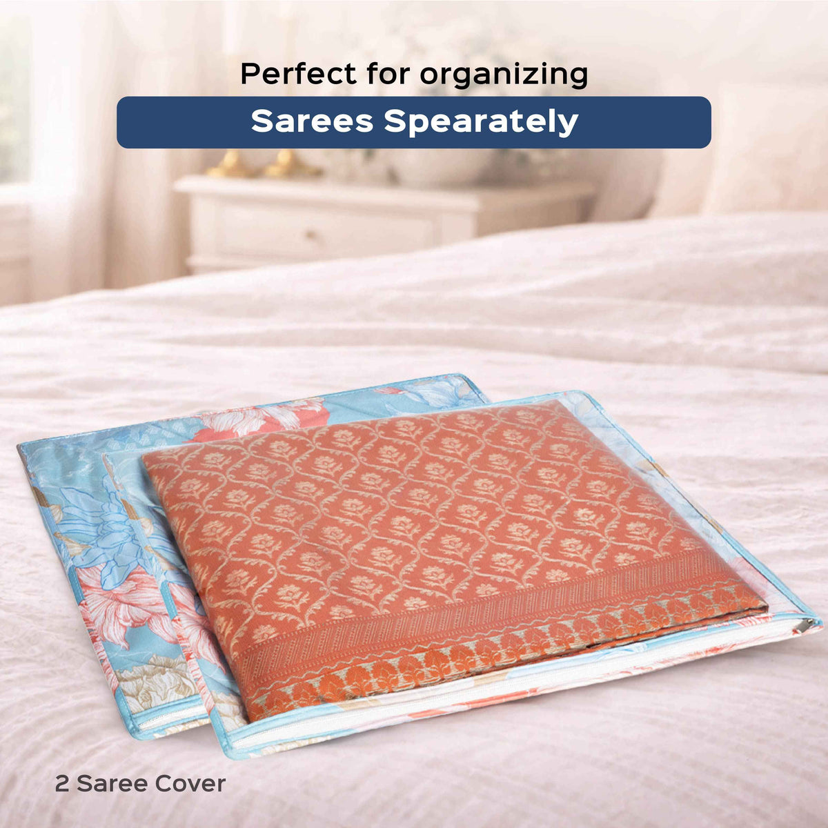 Gulmohar Cloth Organizer Set –  4 Piece Premium Bridal & Wardrobe Storage Combo