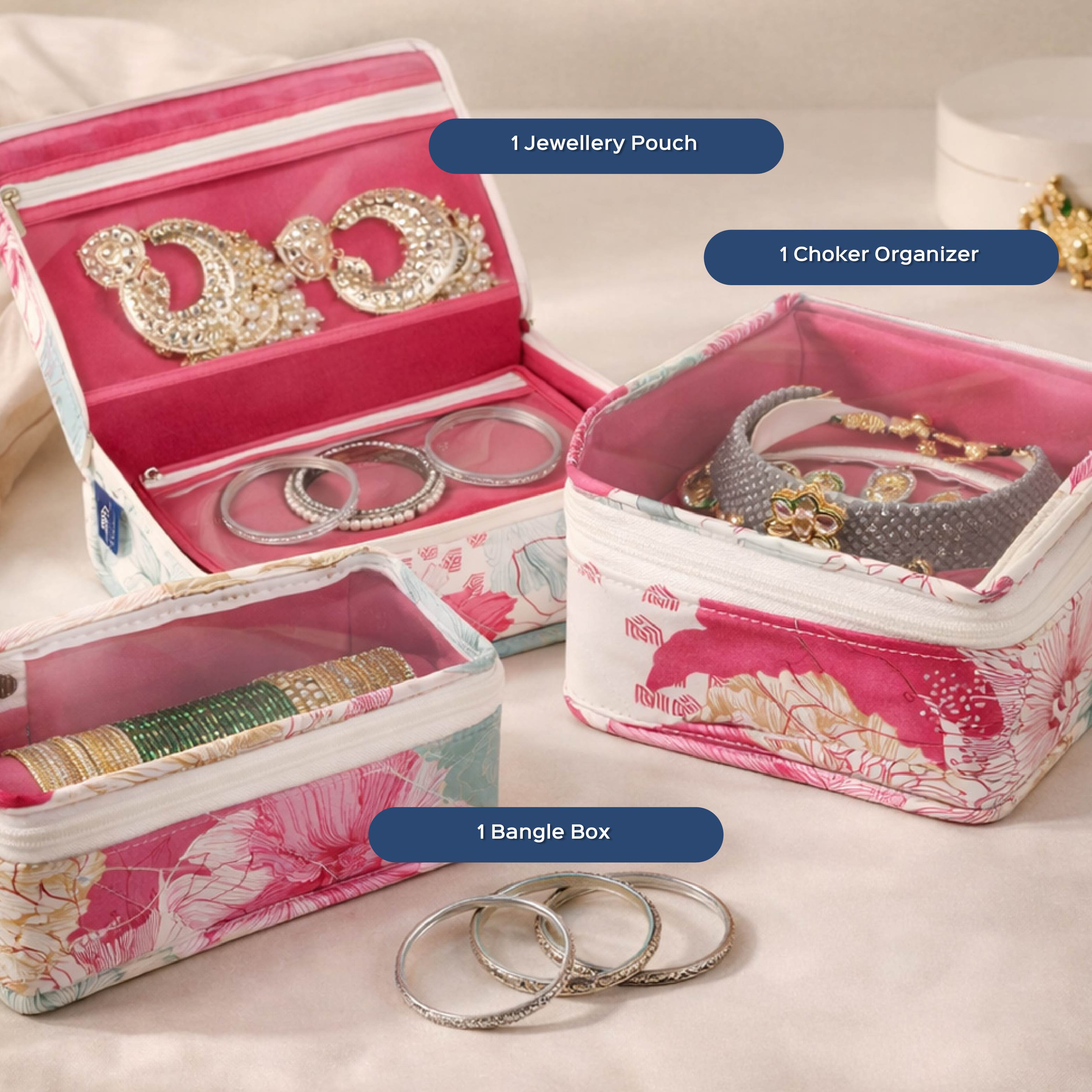 Gulmohar Wedding Trousseau – 17 Premium Organizer Combo