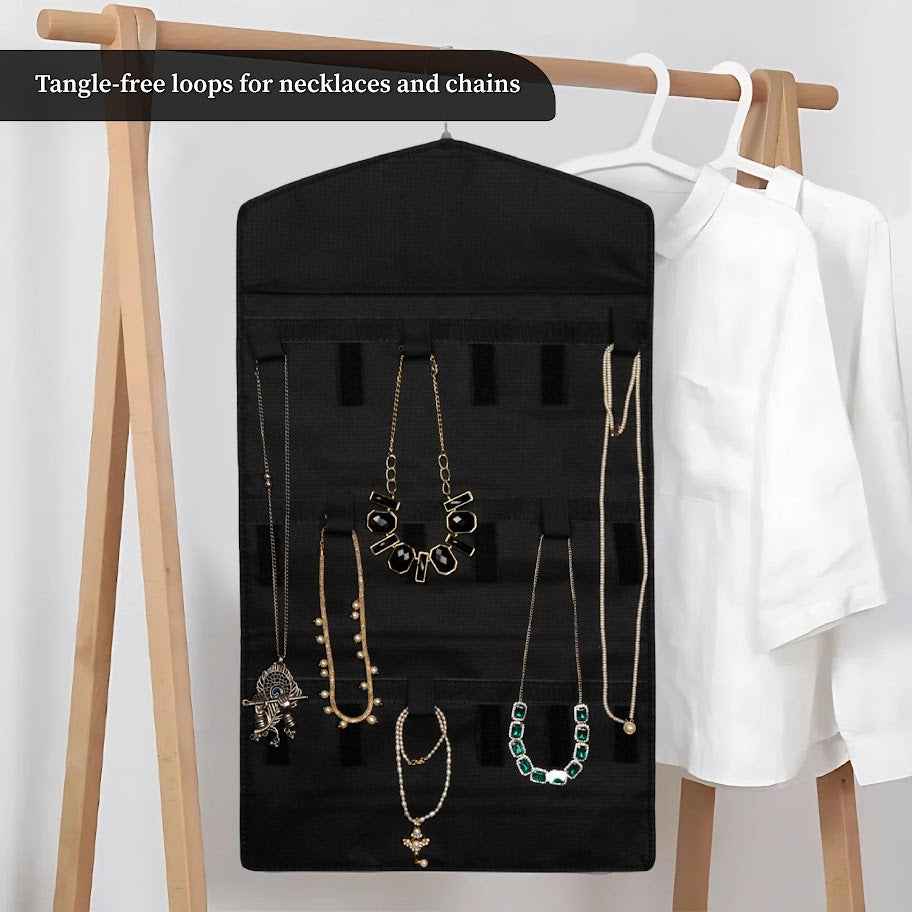 Double Sided Hanging Jewellery Organizer | Pack of 2