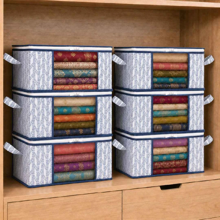 Heavy-Duty Clothes Storage Bag  Set of 6