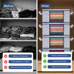 Heavy-Duty Clothes Storage Bag  Set of 6