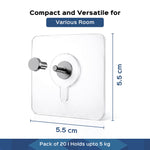 Self Adhesive Nail Hooks (Set of 20) - Homestrap