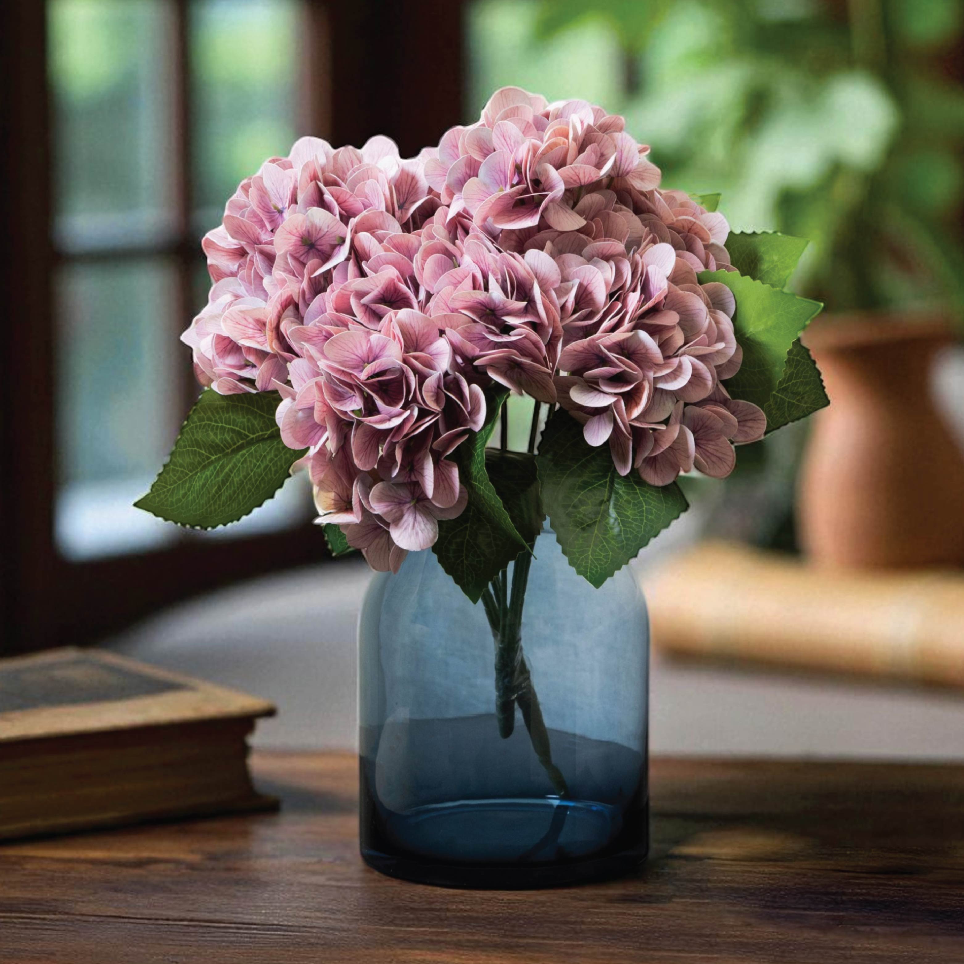 Sokai Hydrangea Flower Ball Stems - Set of 2