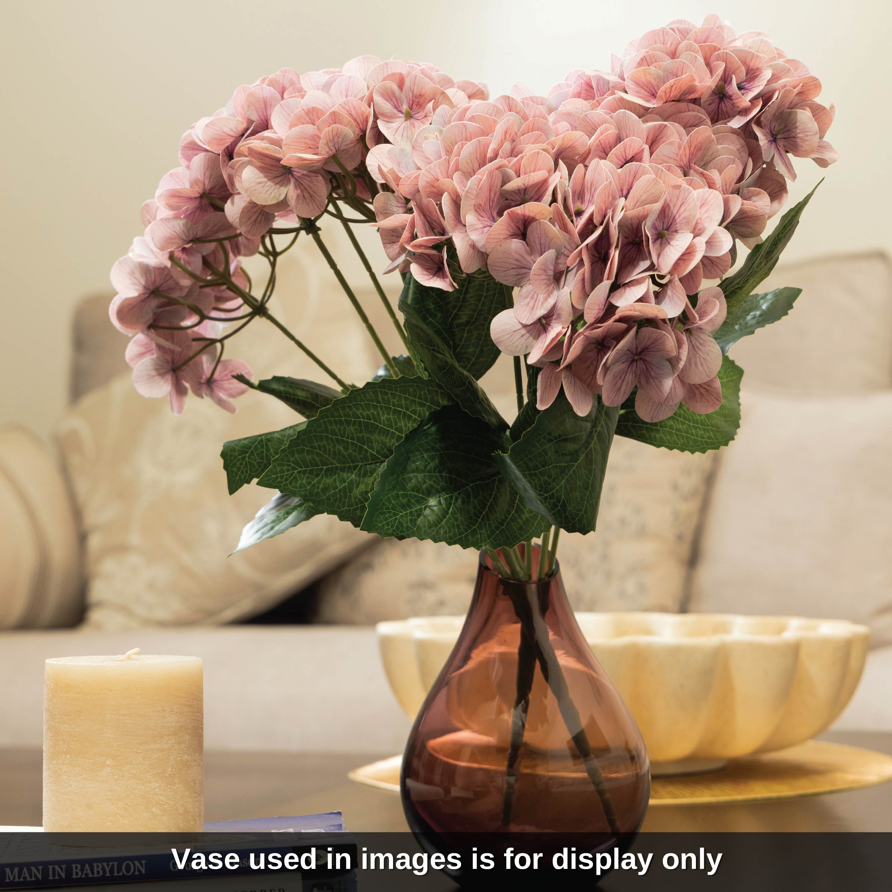 Sokai Hydrangea Flower Ball Stems - Set of 2