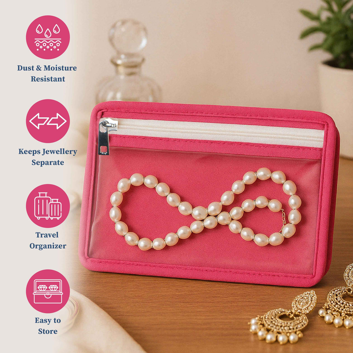 Gulmohar Jewellery Pouch