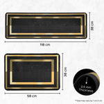 Absorbent Anti Skid Kitchen Floor Mat Set of 2