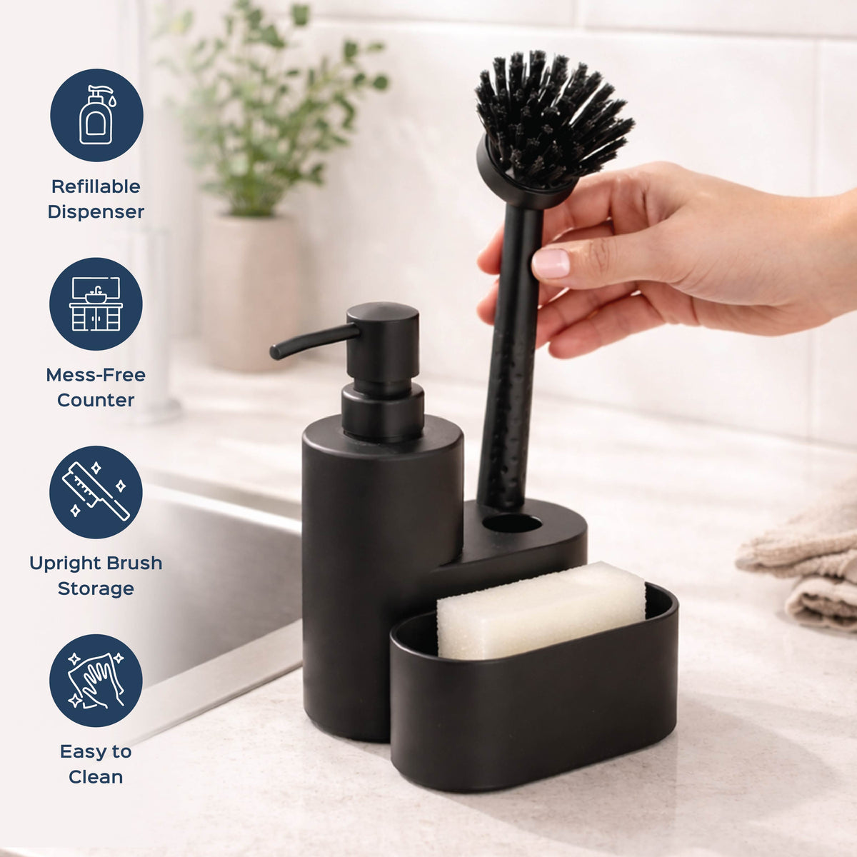 3-in-1 Kitchen Sink Organizer Set - Homestrap