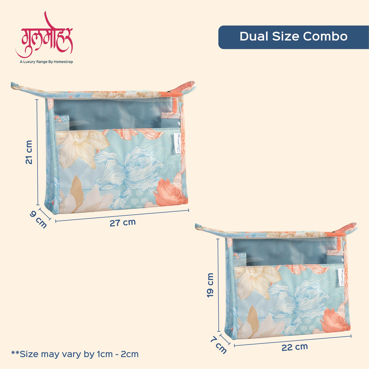 Gulmohar Essentials Pouch Duo - Homestrap
