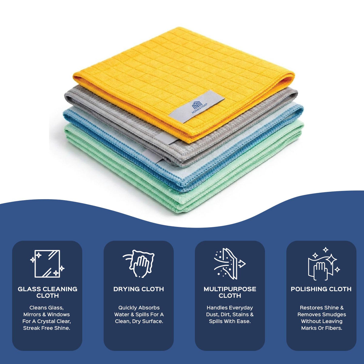 ProClean Microfiber Cloth Set of 2 - Homestrap
