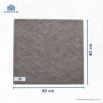 Grey Microfiber Cleaning Cloth Set of 2 - Homestrap