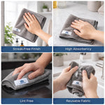 Grey Microfiber Cleaning Cloth Set of 2 - Homestrap