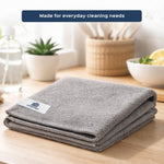 Grey Microfiber Cleaning Cloth Set of 2 - Homestrap