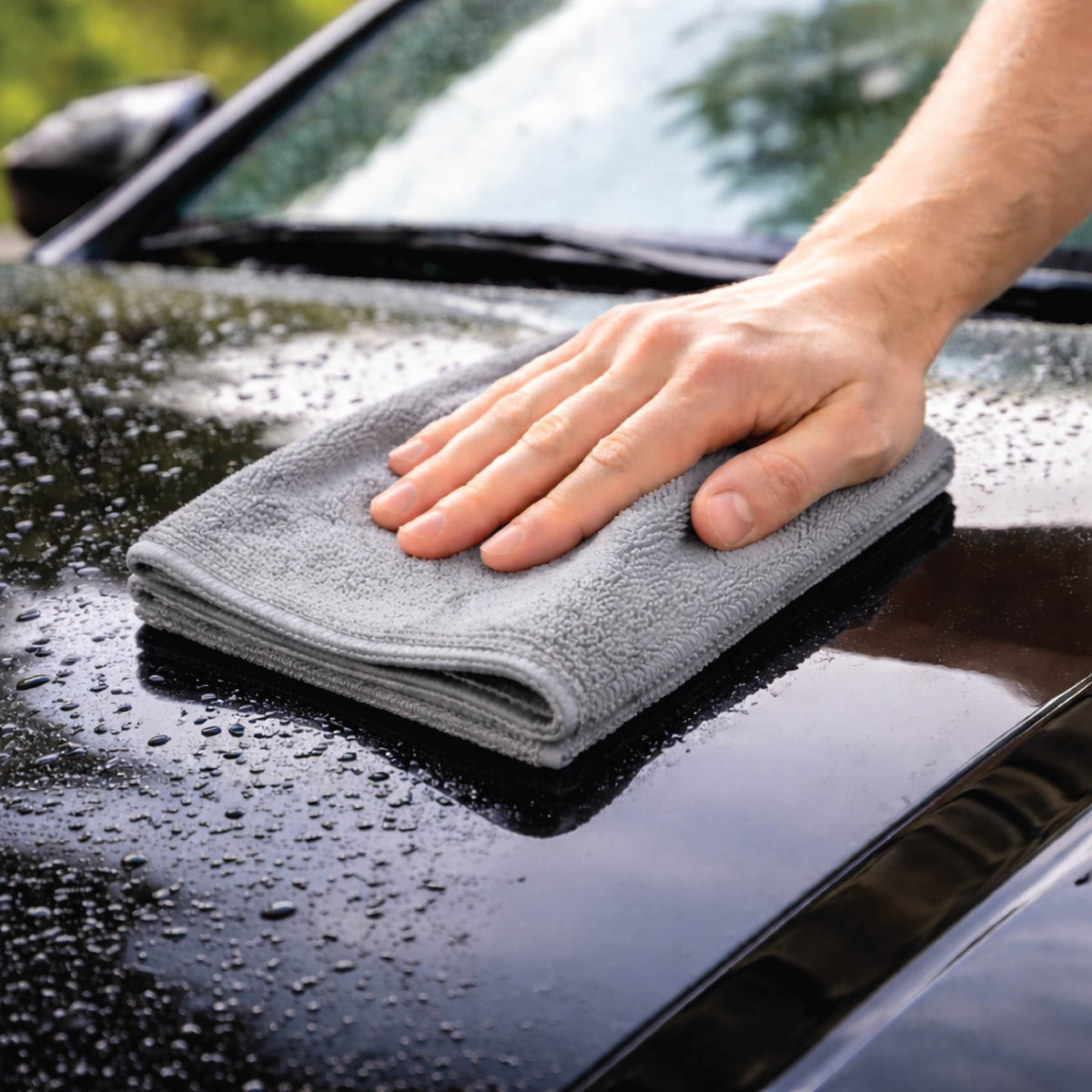 Grey Microfiber Cleaning Cloth Set of 2 - Homestrap