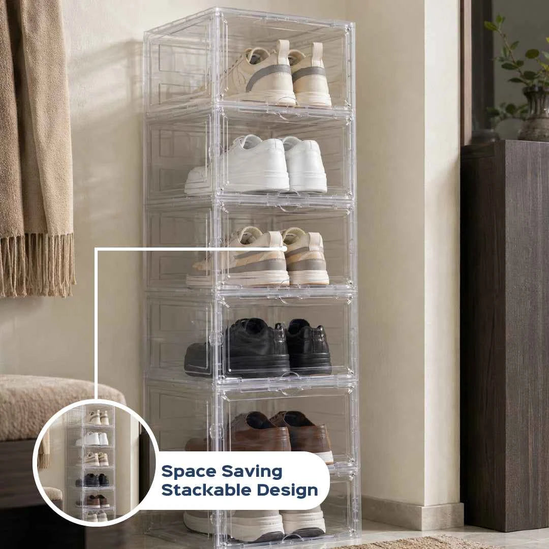 Clear Multi Bins | Shoe Sneakers Organizer