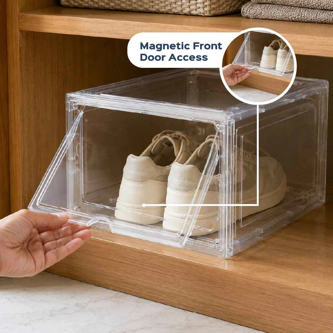 Clear Multi Bins | Shoe Sneakers Organizer