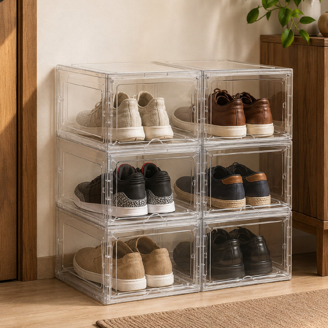 Clear Multi Bins | Shoe Sneakers Organizer