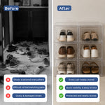 Clear Multi Bins | Shoe Sneakers Organizer