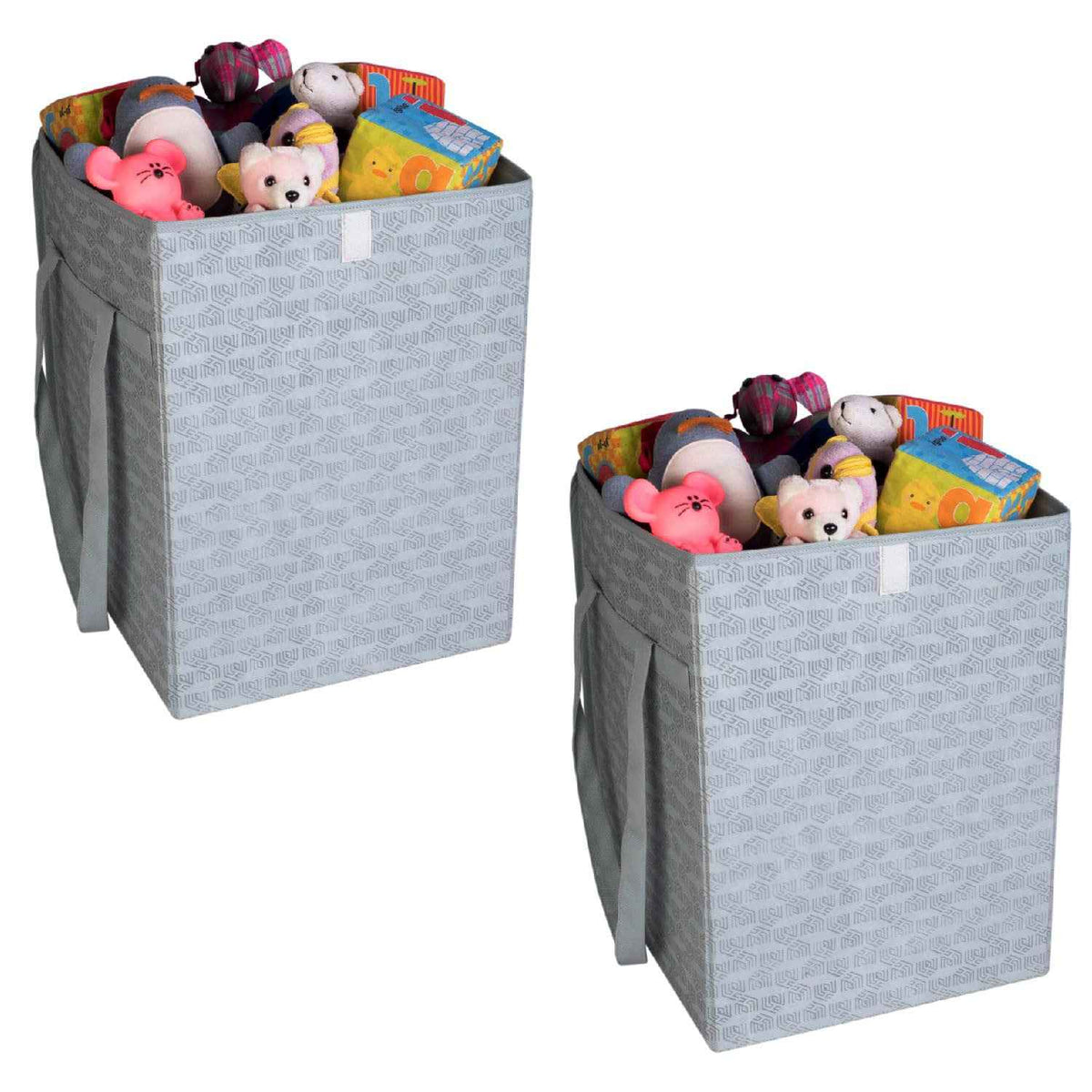 50 Ltrs Laundry Basket | Storage Bag with Attached Lid and Handles