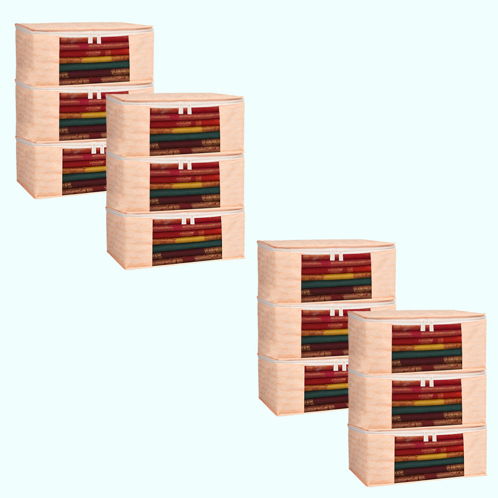 3 Layered Cotton Quilted Saree Cover